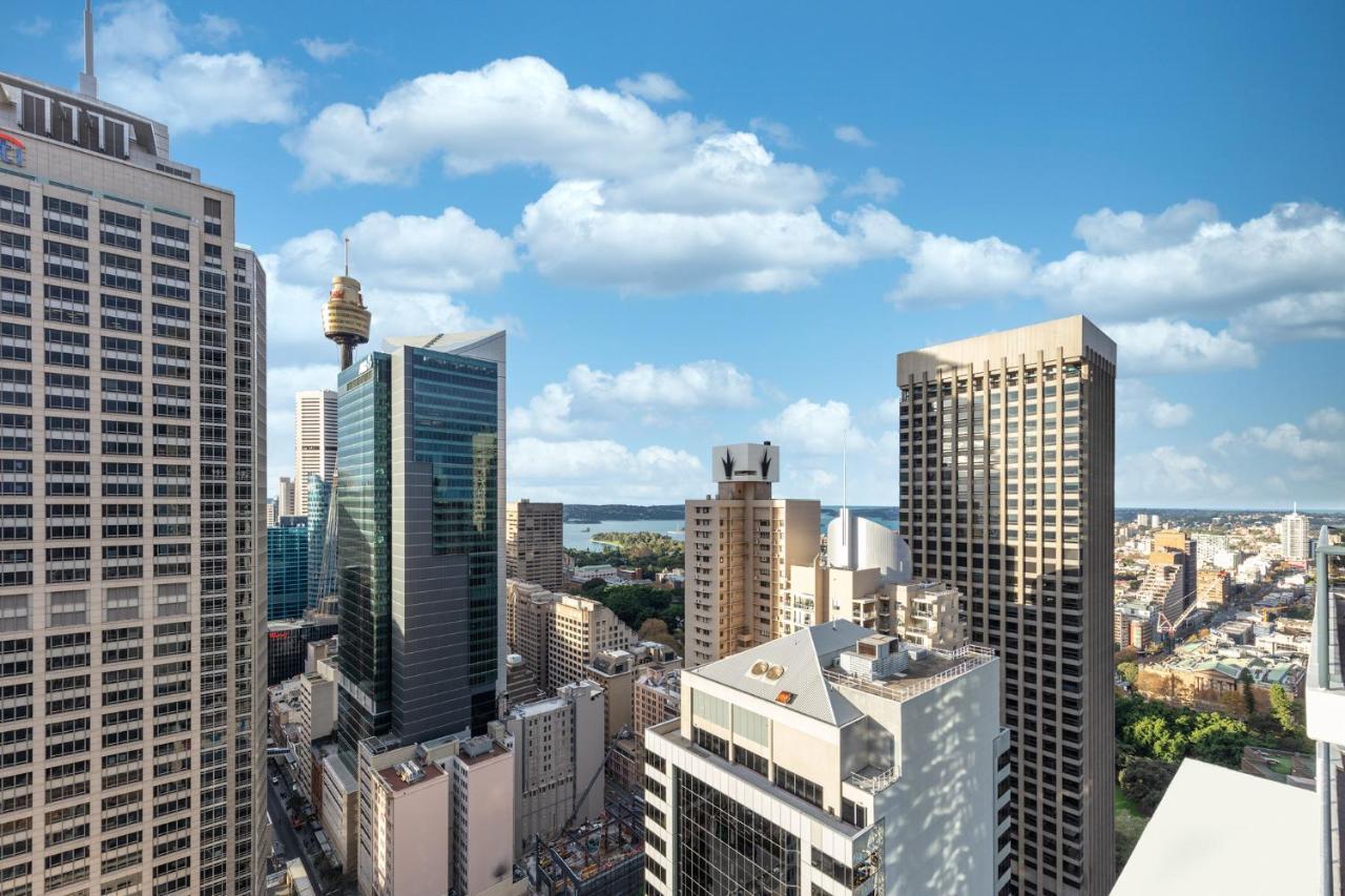 Meriton Suites Pitt Street, Сідней Екстер'єр фото The view from the 26th floor of the hotel