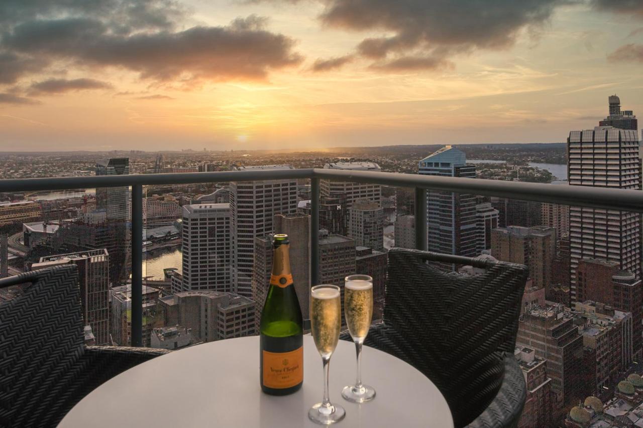 Meriton Suites Pitt Street, Сідней Екстер'єр фото View from the 360° Sky Lounge
