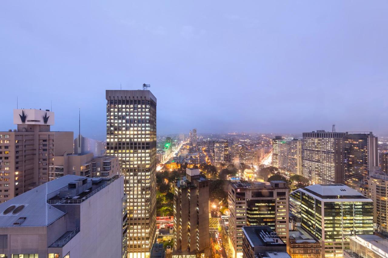 Meriton Suites Pitt Street, Сідней Екстер'єр фото View of the city from the 10th floor of the hotel