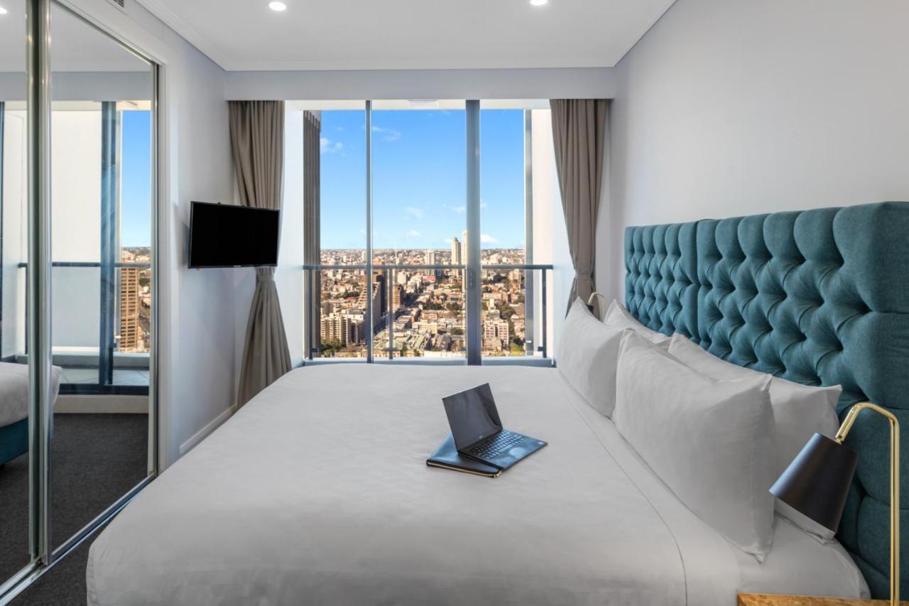 Meriton Suites Pitt Street, Сідней Екстер'єр фото Bedroom