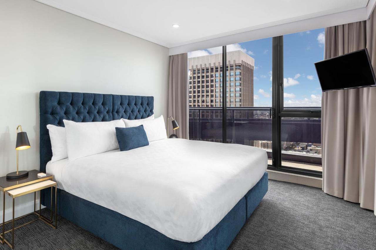 Meriton Suites Pitt Street, Сідней Екстер'єр фото Bedroom